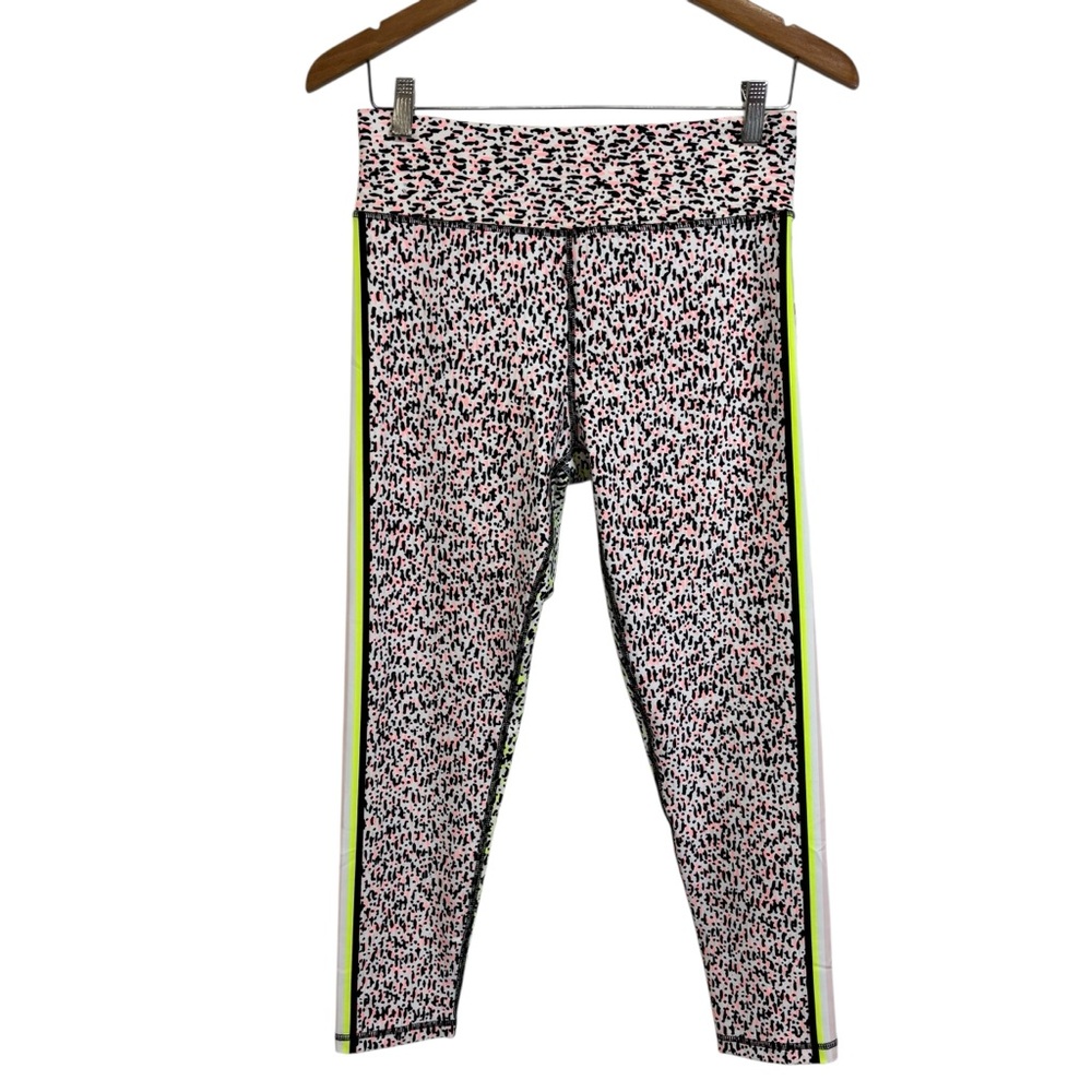 Women’s DKNY Sport Cheetah Leggings Hi Waist 7/8 Length